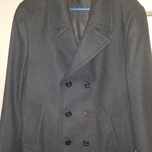 Lauren Dark Gray Peacoat